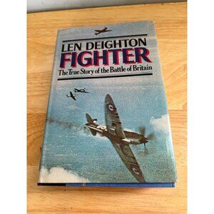 Len Deighton Fighter Hardcover Book True Story The Battle Of Britain Knopf 1977